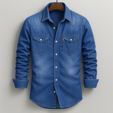 Classic Retro Denim Shirt